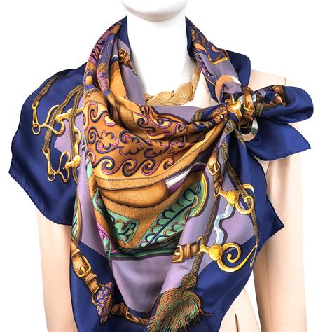 HERMES 90cm SILK SCARF 